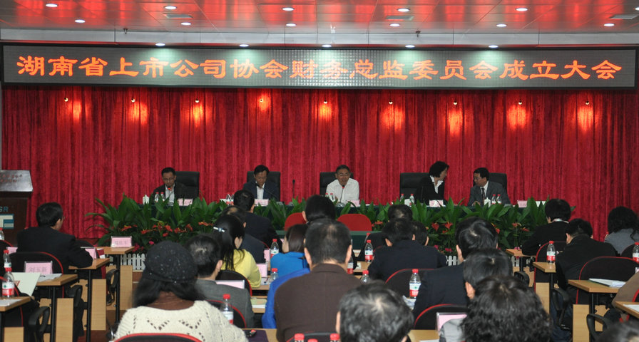 湖南省上市公司协会财务总监委员会成立